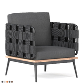 Space Outdoor Club Chair (Coal)