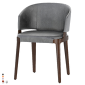 Velis Chair with armrests by Potocco