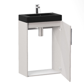 Wall hung cloakroom vanity