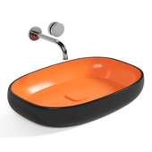 Metamorfosi Square countertop washbasin MET42040