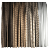 Portiere # 2 Medina Chevron - Silver Lee Jofa
