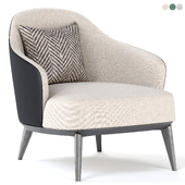 Leslie armchairs by minotti