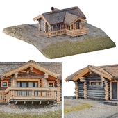 Log house-bath