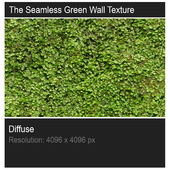 The Seamless Green Wall Texture