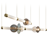 Luna 2 Tier Chandelier by Gabriel Scott