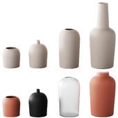 025 Dome Vase Set by Kristina Dam