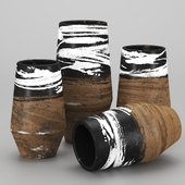 Rustic concrete vase vol4