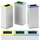 Metal waste paper bin by Made Design / Waste bin