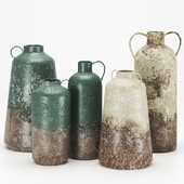 Rustic concrete vase vol7