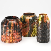 Rustic concrete vase vol8