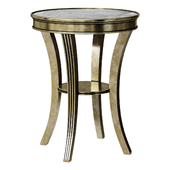 Coffee table Sanctuary Round Mirrored Accent Table - Visage coffee table