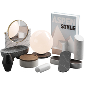028 Decorative set 02 marble kit