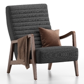 Four Hands / Chance Chair -Fiqa Boucle Charcoal