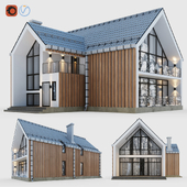 Barnhouse with terraces and balconies