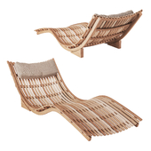 teak sun lounger