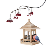 Feeder for garden birds Duvo plus, bullfinch, viburnum