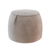 LumiSource - Contemporary Round Ottoman