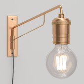 Wall lamp Triumph Ap1 Ottone Antico 160214 (Ideal Lux)