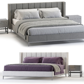 RH ITALIA FABRIC VERTICAL SHELTER PLATFORM BED