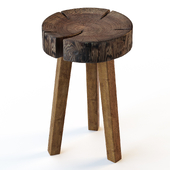 saw cut stool