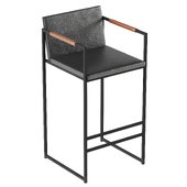 Bruno Bar Chair by Crea