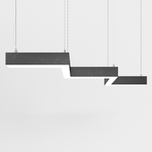 Luminaire Led Holding Z 50|70 INTERIOR (1500x50x70mm 34W suspended)