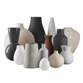 Set of decorative vases 01