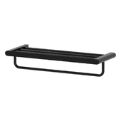 Shelf for towels with rail 60 cm ARTWELLE Schwarz 7781