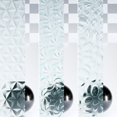 Glass 4K Materials V1-7 - 3 materials