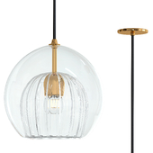 OM Pendant lamp Pleated Crystal by Romatti