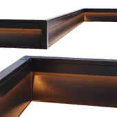 Skirting board with LED lighting
