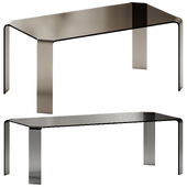 Fiam Italia RAGNO Rectangular glass table