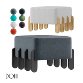 (OM) pouffe "CRAB" Dofii