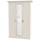 Article: 43895 Venice Wardrobe 3 doors (with mirror) for dresses and linen