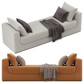 RH Sculptural bench