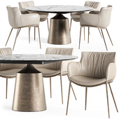 Yoda round table Rhonda chair