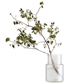 Bouquet branch in a vase