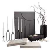 Decorative set Wavy
