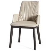 Cattelan Italia Belinda wood armchair