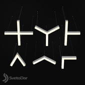 Modular pendant/surmount lamps LIGNA MODUL