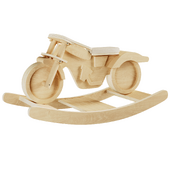 Leanne Ford Children's Wooden Motorcycle