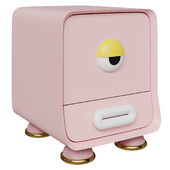 Children's Bedside Table One Eye Nightstand