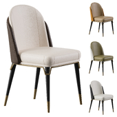 Designer chair in leather PALMER