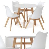 Fran-4 chair + Target Round table. Divan.ru