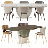 Boconcept - Hamilton chair Fiorentina table set 04