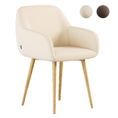 DJUDI CHAIR VELVET BEIGE