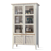 Showcase cabinet with glass Toscana Dogtas