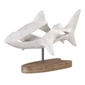 Decorative shark model