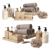 Pinetti Bea Square Bathroom Set