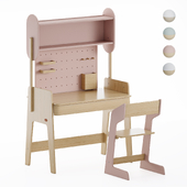 Euler Growing Desk and Oslo Boori Chair